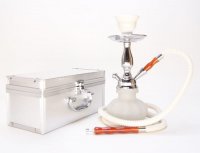 White Viper - Small 11 inch Hookah with Case