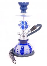 Blue Dots - Small 10 inch Hookah